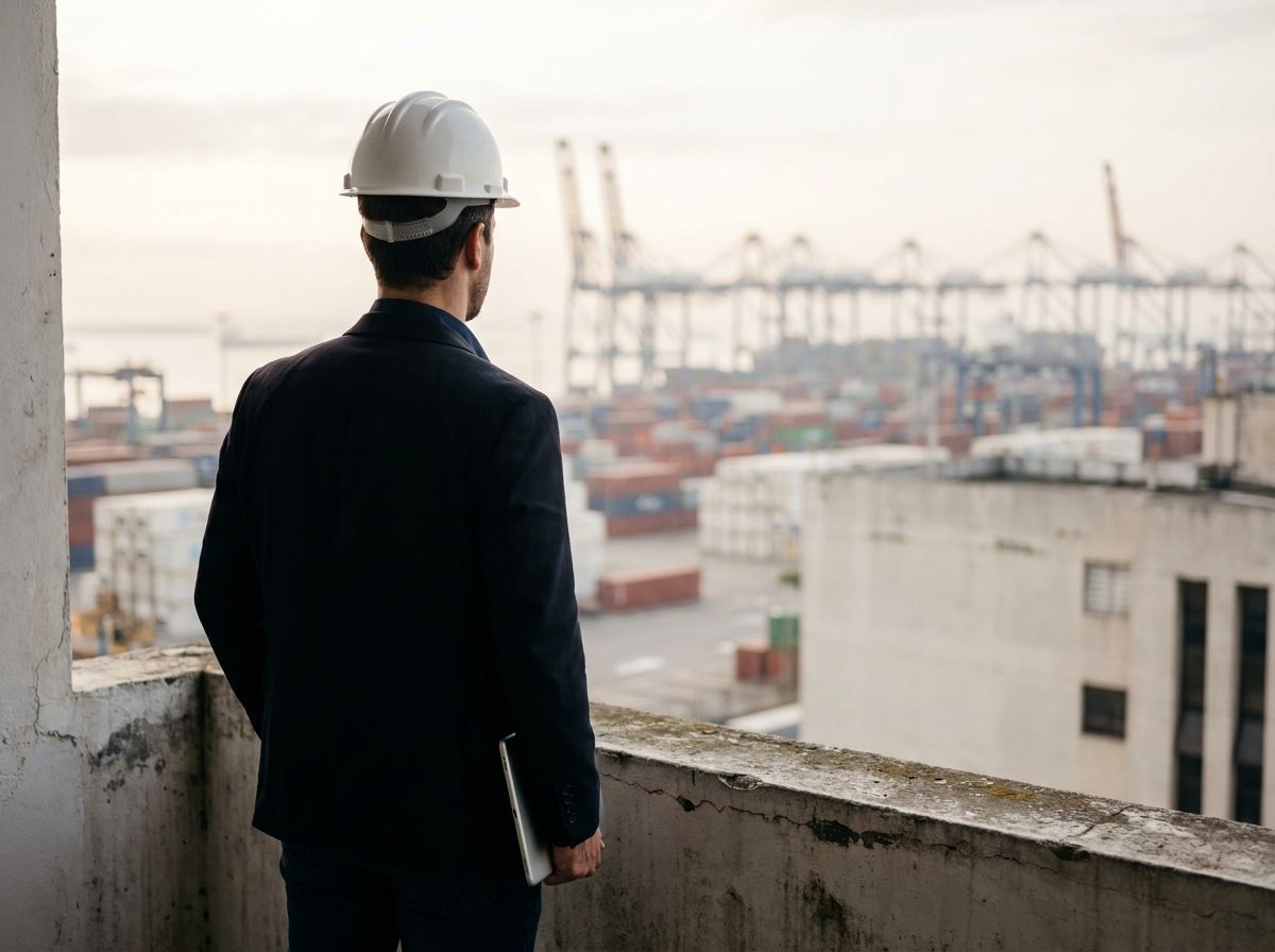A operação começa no porto, não na mesa do banco
